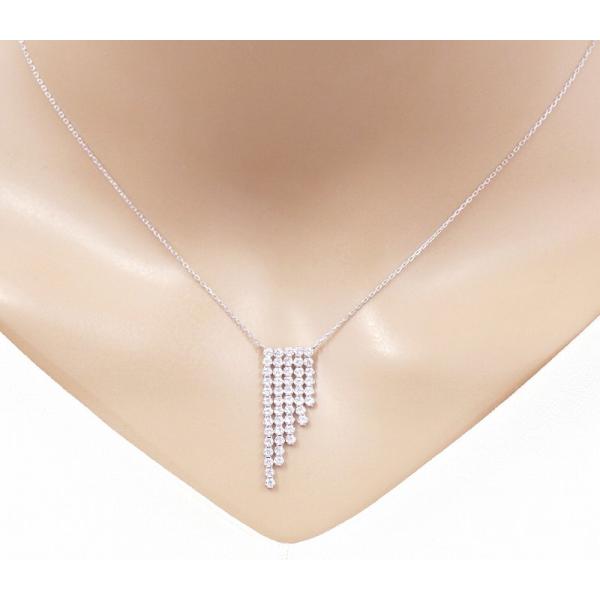 【送料無料】Silky Touchシルキータッチペンダント TN-2152CZ-SV