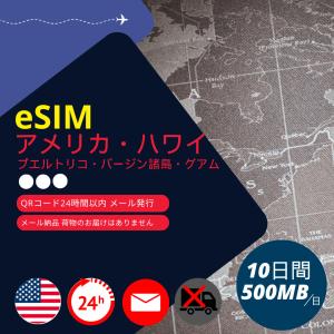 アメリカeSIM（データ10日間）