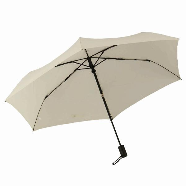 【送料無料】形状安定ワンタッチ式カーボン折りたたみ雨傘 opera オフホワイト [AEX53XT-...