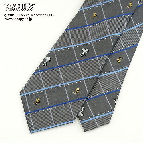 【送料無料】スヌーピーネクタイタイバーセット PN914453 グレー&amp;TB001 タイバーセット ...