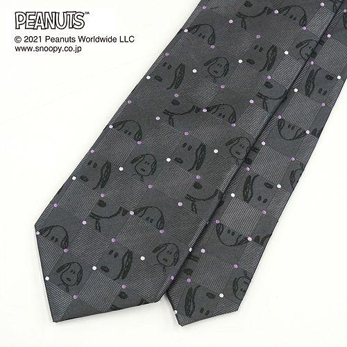 【送料無料】スヌーピーネクタイタイバーセット PN914462 チャコール&amp;TB001 タイバーセッ...