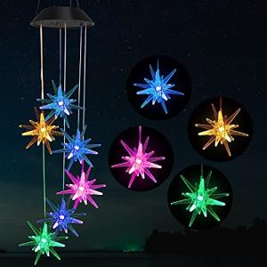 PAPRMA 風鈴ライト LED 風鈴 ソーラー 防水 太陽光充電 夜間自動点灯 ソーラー風鈴ライト