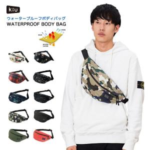 kiu ボディーバッグ ワンショルダー メンズ レディース ウォータープルーフ 撥水 耐水 WATERPROOF BODY BAG K84｜mjsoft