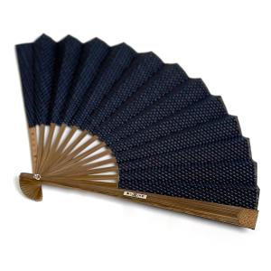 西川庄六商店 刺し子扇子 岡山産 ジャパンブル...の詳細画像5