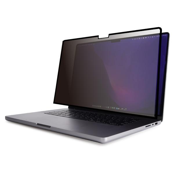 MacBook Pro 16インチ 2021対応 液晶保護フィルム プライバシー保護 スクリーンプロ...