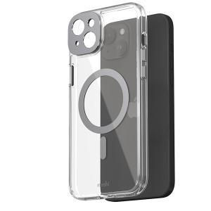 iPhone15 Plus対応 透明ケース moshi iGlaze for iPhone 15 Plus アルミニウム製 カメラカバー搭載 MagSafe対応 保護 TPU クリアケース 透明 マグセーフ対応｜mjsoft