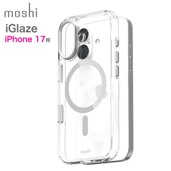 iPhone 17 用ハイブリッドクリアケース moshi iGlaze for iPhone 17...