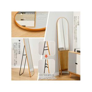 アーチ型 全身鏡 約 150cm 割れにくい ...の詳細画像2
