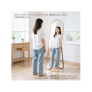アーチ型 全身鏡 約 150cm 割れにくい ...の詳細画像4