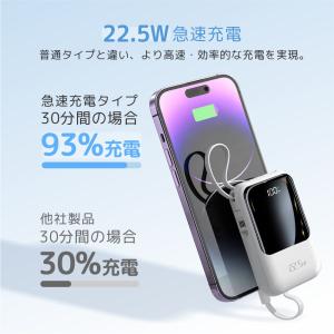 モバイルバッテリー 20000mAh大容量 ス...の詳細画像3