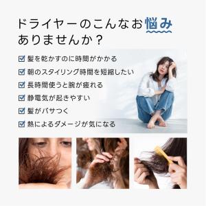 ドライヤー ヘアドライヤー 大風量 速乾 軽量...の詳細画像1