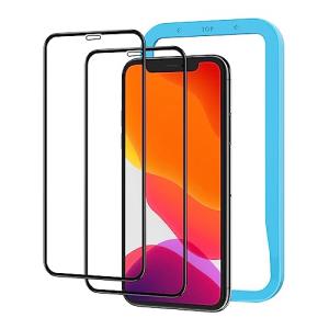 2枚セット NIMASO ガラスフィルム iPhone 11 / XR 用 全面保護 フィルム フルカバー ガイド枠付き (iphone x｜mk-slp