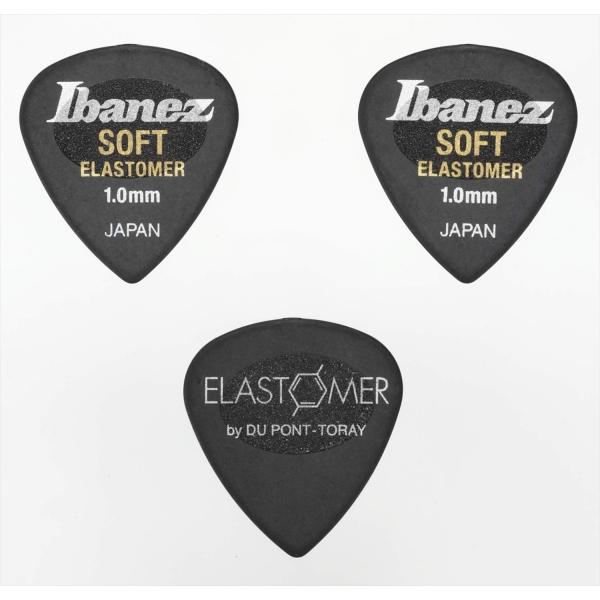 Ibanez アイバニーズ 新素材エラストマーを使用した新感覚ピック ティアドロップ形状 滑り止め加...