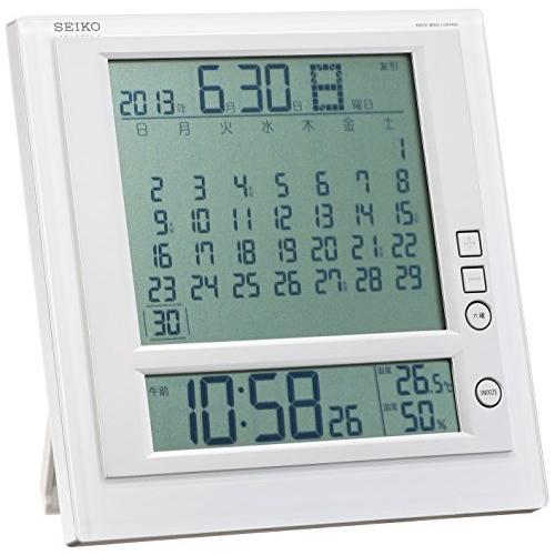 セイコークロック(Seiko Clock) 掛け時計 置時計 兼用 マンスリーカレンダー機能 六曜表...