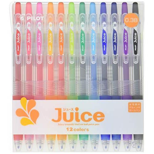 Pilot Juice ゲルインクボールペン 0.38mm 12色セット (LJU120UF-12C...