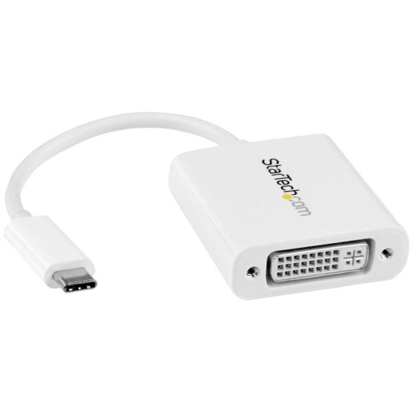StarTech.com USB type-C - DVI変換アダプタ(ホワイト) CDP2DVIW