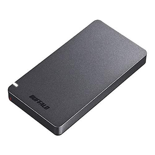 バッファロー SSD-PGM480U3-B USB3.2(Gen2) ポータブルSSD 480GB ...