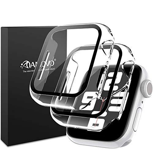 クリアの2020改良モデルAMOVO Apple Watch 用 44mm ケース Series S...