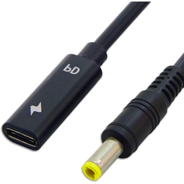 USB Type タイプC 3.1（5.5*2.5mm）ウルトラブック PD誘導充電ケーブル DC ...