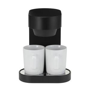 プラスマイナスゼロ ±0 コーヒーメーカー 2カップ ブラック XKC-V110 (ブラック)