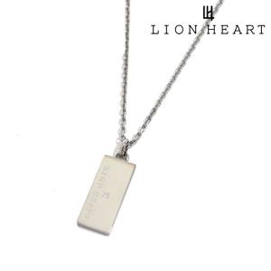 ライオンハート ネックレス メンズ 正規品 LION HEART アクセサリー ロゴプレート 03NE0235SV ギフトラッピング無料｜mkcollection