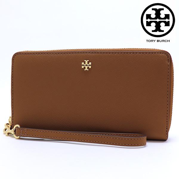 トリーバーチ 長財布 レディース TORY BURCH Wallet ラウンドファスナー ブラウン系...