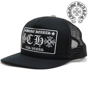 クロムハーツ キャップ ラスベガス限定 トラッカー レディース メンズ Chrome Hearts Cap 帽子 304112505 BLK