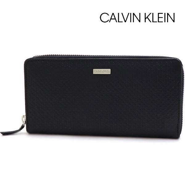 カルバンクライン 長財布 メンズ Calvin Klein ラウンドファスナー CK ブラック 31...