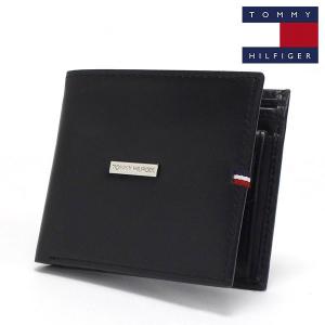 トミーヒルフィガー 財布 二つ折り 小銭入れ付き メンズ TOMMY HILFIGER 31TL25X012 001