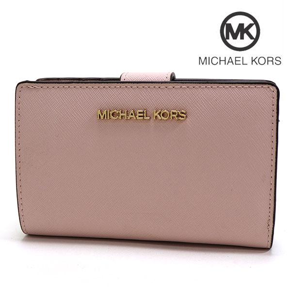 マイケルコース 二つ折り財布 レディース MICHAEL KORS Wallet ピンク系 35F7...