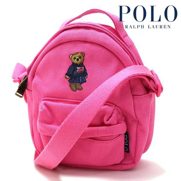 ポロ ラルフローレン ショルダーバッグ レディース Polo Ralph Lauren ピンク 4A...