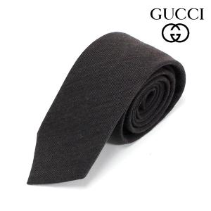 グッチ ネクタイ メンズ GUCCI ダークブラウン 521715 4E221｜mkcollection