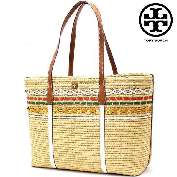 トリーバーチ トートバッグ レディース TORY BURCH ナチュラル 80095 254 クリア...