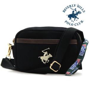 スプリングセール ビバリーヒルズポロクラブ ショルダーバッグ レディース メンズ 正規品 BEVERLY HILLS POLO CLUB ブラック BH1009N｜mkcollection