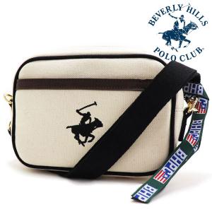 スプリングセール ビバリーヒルズポロクラブ ショルダーバッグ レディース メンズ 正規品 BEVERLY HILLS POLO CLUB アイボリー BH1009N｜mkcollection