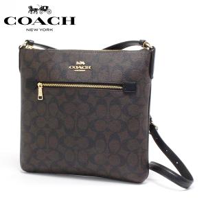 スプリングセール コーチ ショルダーバッグ レディース COACH ローワン ファイル バッグ ラグジュアリー シグネチャー ブラウン×ブラック C1554 IMAA8｜mkcollection