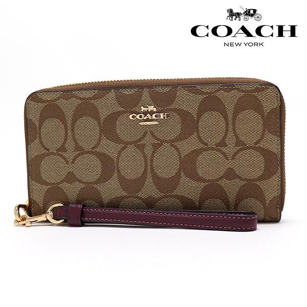 ストアラリーセール コーチ 長財布 レディース COACH Wallet ラウンドファスナー シグネ...