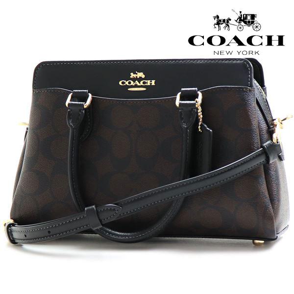 コーチ ショルダーバッグ レディース COACH 2Way ハンドバッグ ブラウン ブラック CH1...