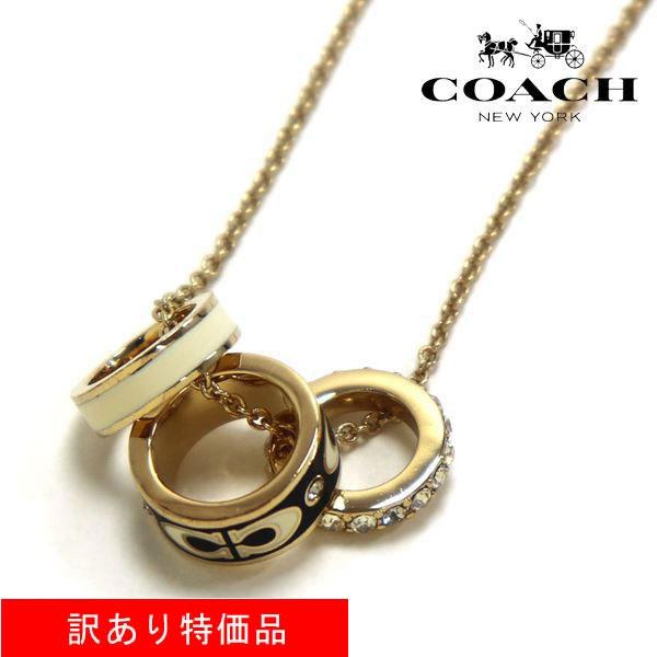 【訳あり】コーチ ネックレス レディース COACH アクセサリー CI905 GD/BK