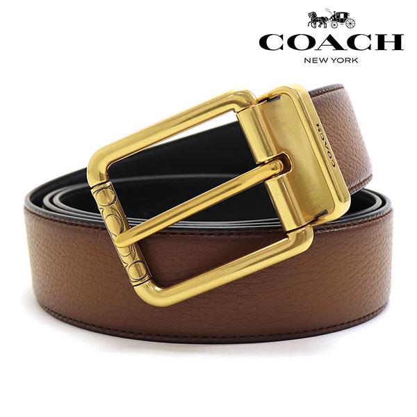 ギフトラッピング無料 コーチ ベルト メンズ COACH BELT リバーシブル CQ015 ABF...