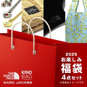 スプリング福袋 マークジェイコブス 福袋 バッグ ネックレス ピアス 4点セット MARC JACOBS + ノースフェイスマスク+ブランドエコバッグ｜mkcollection