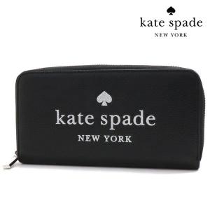 ケイトスペード 長財布 レディース Kate Spade Wallet ラウンドファスナー ブラック K4708 001 ギフトラッピング無料｜mkcollection