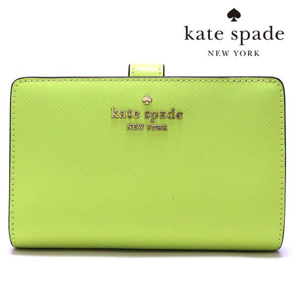 ケイトスペード 二つ折り財布 レディース KateSpade Wallet ライム KC580 30...