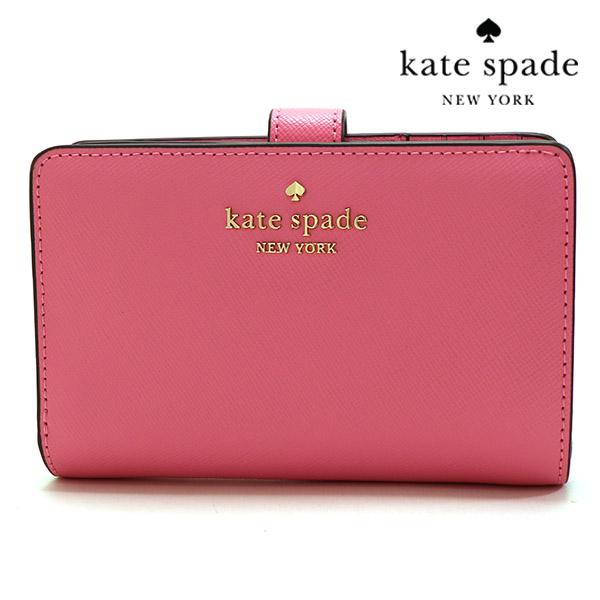 週末セール ケイトスペード 二つ折り財布 レディース Kate Spade Wallet ピンク K...