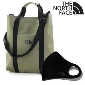 GWセール ザ ノースフェイス マスクセット トートバッグ THE NORTH FACE 2Way ショルダーバッグ NN2PP79B OLVの商品画像