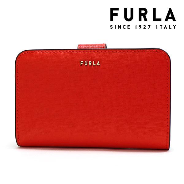 フルラ 二つ折り財布 FURLA サフィアーノレザー バビロン レッド系 PCX9UNO B3000...