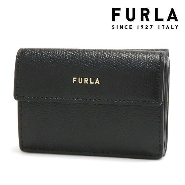 フルラ 三つ折り財布 レディース FURLA Wallet コンパクト バビロン ブラック PCY9...