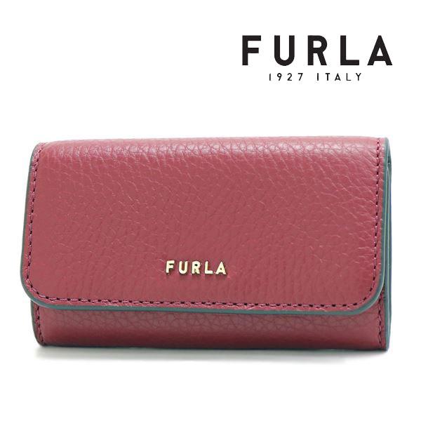 フルラ キーケース FURLA キーリング 4連フック ダークレッド RAC5UNO HSF000 ...