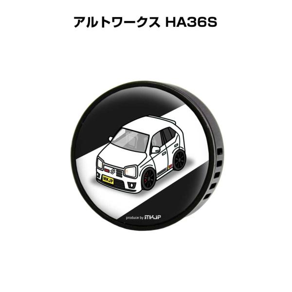 芳香剤 車 エアコン吹き出し口 エアコン 車好き 消臭 アルトワークス HA36S （フレーバー1個...