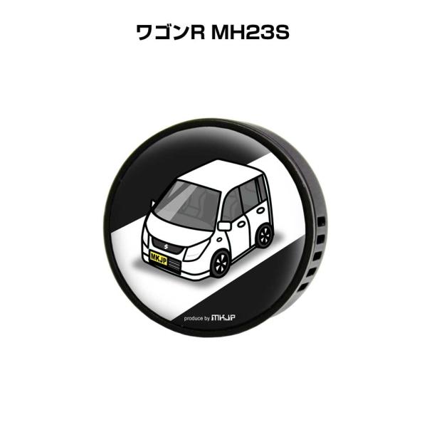 芳香剤 車 エアコン吹き出し口 エアコン 車好き 消臭 ワゴンR MH23S （フレーバー1個付き）